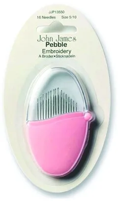 John James Pebbles Assorterade Broderinålar Str. 5/10 16 st.